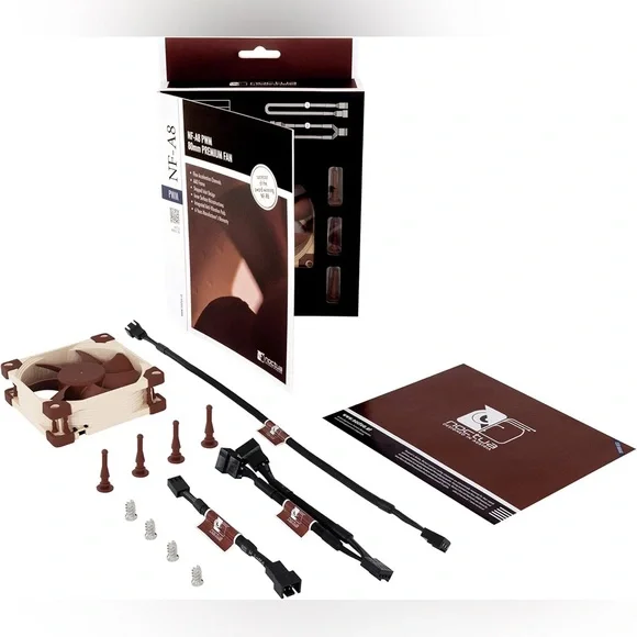 Noctua NF-A8 PWM 80mm Premium Quiet Cooling Fan - 4 Pin Connector - Picture 8 of 9